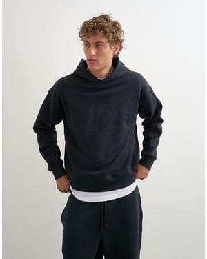 TOPMAN Hoodie coupe relaxed épaisse - Bleu
