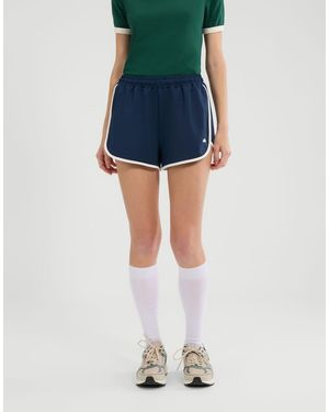 Ellesse Purden High Rise Shorts - Blue