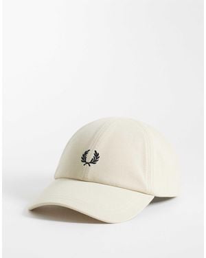 Fred Perry – klassische pikee-kappe - Natur