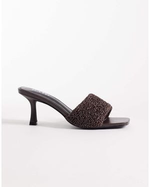 Raid Caprice Kitten Heel Sandals - Brown