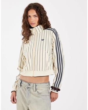 adidas Originals Firebird Pinstripe Reversible Acket - White
