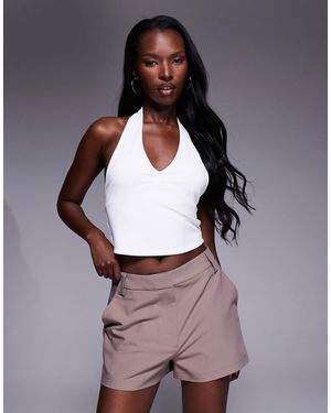 ASOS Tailored Micro Shorts - Purple