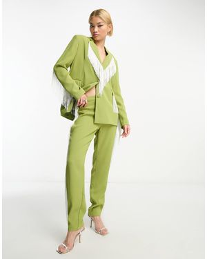 Extro & Vert – premium – gerade geschnittene hose - Grün