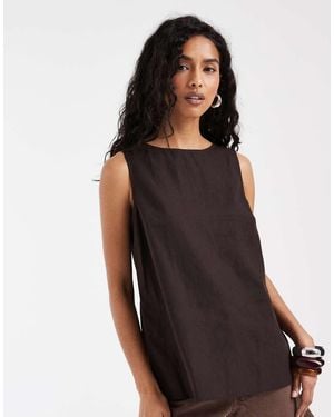 Gap Linen Top - Black