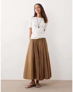 & Other Stories Volumous Maxi Skirt - Green