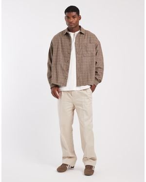 AllSaints Tallis Straight Leg Trousers - Natural