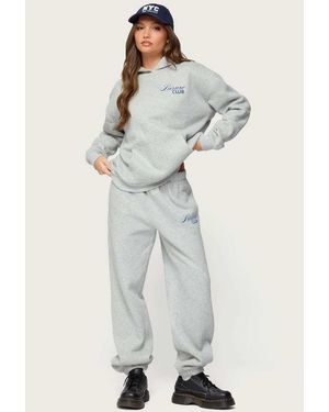 Edikted Leisure Club Joggers - White