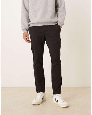 Mango Cotton Mix Chino - Black