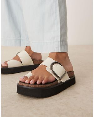 ASOS Fresh Chunky Footbed Mules - White