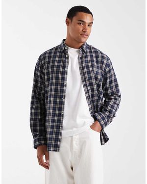 Threadbare Camicia A Quadri - Blu