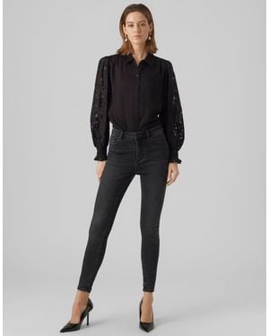 Vero Moda Jeans Skinny Neri - Nero