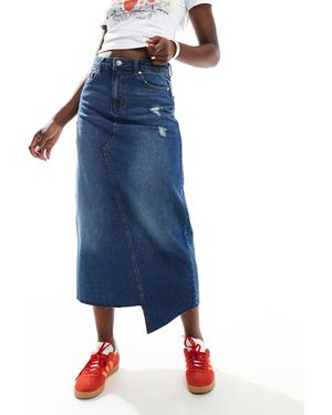 Don't Think Twice Dtt – denim-maxirock - Blau