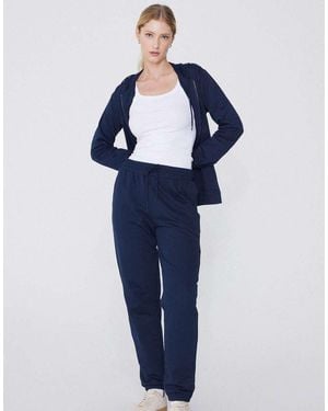 Tezenis Joggers With Welt Pocket And Drawstring - Blue