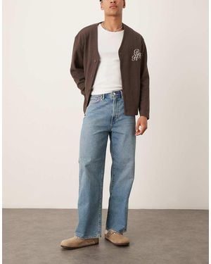 Abercrombie & Fitch baggy Carpenter Jean - Natural