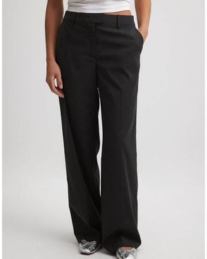 NA-KD Pocket Flap Detail Suit Trouser - Black