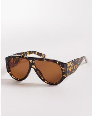 ASOS Oversized Sunglasses - Brown