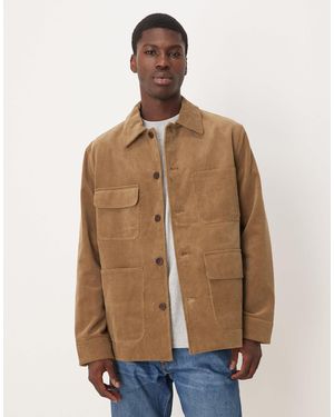 ARKET Cord Utility Shacket - Natural