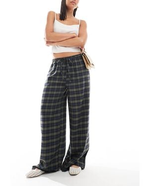 Wednesday's Girl – weit geschnittene hose - Blau