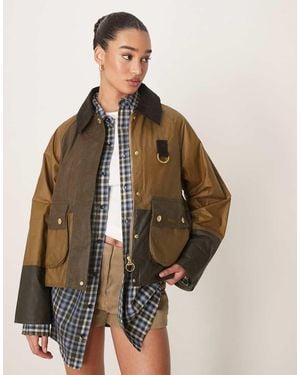 Barbour Alma Wax Jacket - Brown