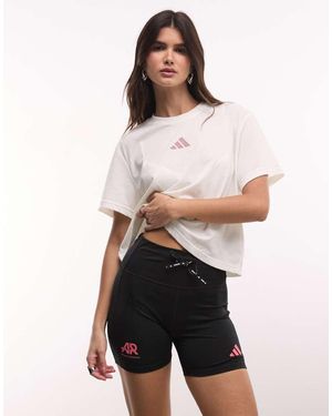 adidas Originals Adidas Running Ar Booty Shorts With Contrast Logo - Black