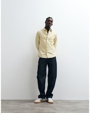 GANT Regular Fit Archive Oxford Stripe Shirt - White