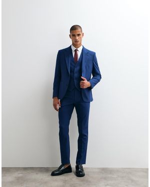 ASOS Slim Suit Trousers - Blue