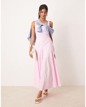ASOS Vestito Midi Stretto - Rosa
