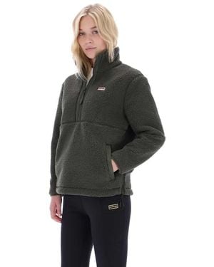 HUNTER Tiorga 1/4 Zip Borg Fleece - Black