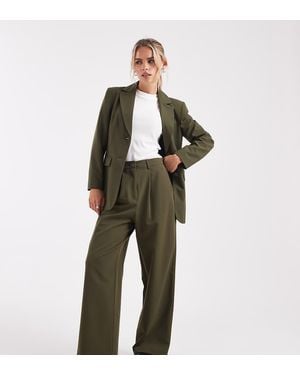 Miss Selfridge Tailored Wide Leg Trouser - Green