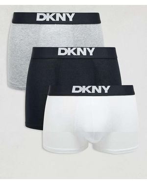 DKNY 3 Pack New York Modal Trunks - Blue