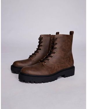 ASOS Lace Up Boots - Blue