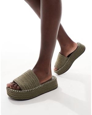 ASOS – jordyn – espadrilles-mules - Braun