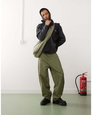 Timberland Piumino Smanicato Con Logo Piccolo - Verde