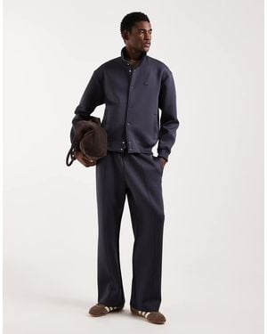Lacoste Wide Leg Trackies - Blue