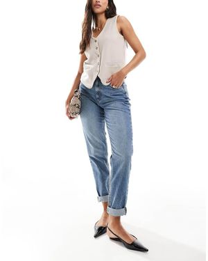 ASOS Vaqueros Mom Holgados De Talle Alto De Hourglass - Azul