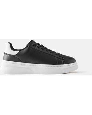 Pull&Bear Sneakers Casual Con Dettagli A Contrasto - Nero