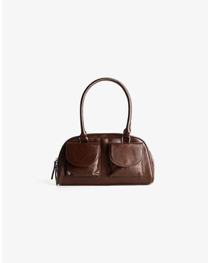 Bershka Bowling Bag - Brown
