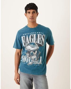 Abercrombie & Fitch Eagles Front Graphic T-shirt - Blue