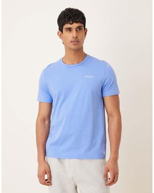 Polo Ralph Lauren Central Logo Short Sleeve Lounge T-shirt - Blue