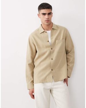 ARKET Linen Mix Shirt - Natural