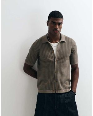 Only & Sons Camicia A Maniche Corte - Grigio