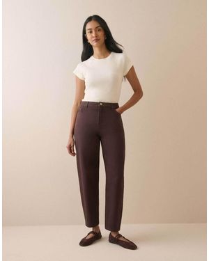 Nobody's Child Putney Barrel Leg Jeans - Natural