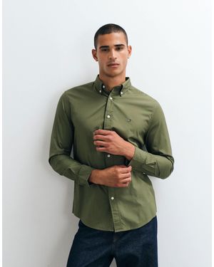 Tommy Hilfiger Popeline-hemd - Grün