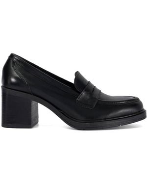 Dune Glanzer Loafers - Black
