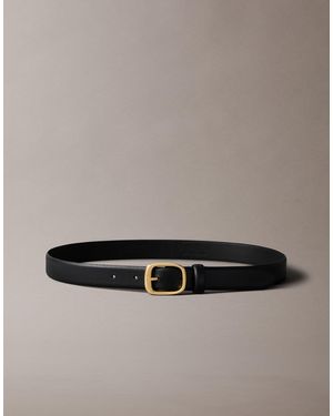 Calvin Klein – gürtel mit breiter schnalle - Grau