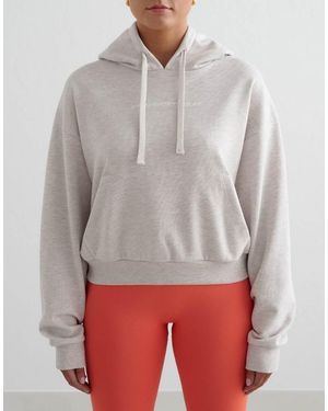 Aim'n Melange Chunky Terry Hood - Grey