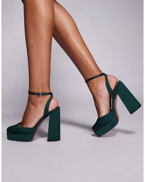 ASOS Pressure Platform High Heeled Shoes - Green