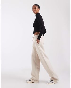 ONLY Wide Leg Trackies - Natural