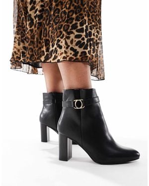 Yours Bottines à bride - Noir