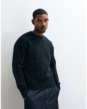 BLKVIS Nep Crewneck Knitted Jumper - Blue